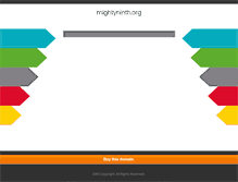 Tablet Screenshot of mightyninth.org